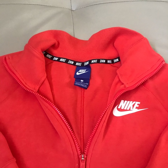 Orange Nike Quarter Sleeve Jacket, Small, … - Picture 2 of 5
